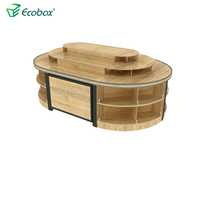 GMG-004 ECOBOX Supermercado Bulk Estante de Alimentos Muebles de madera Pantalla Estable