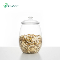 ECOBOX FB400-5 23.5L Caja de almacenamiento de caramelo de nuez de nuez.