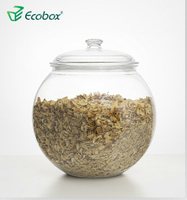 ECOBOX FB220-7 11.7L Hierbas herméticas CAN NUTS JAR TANQUE DE PESCADO Caja de almacenamiento de caramelo redondo